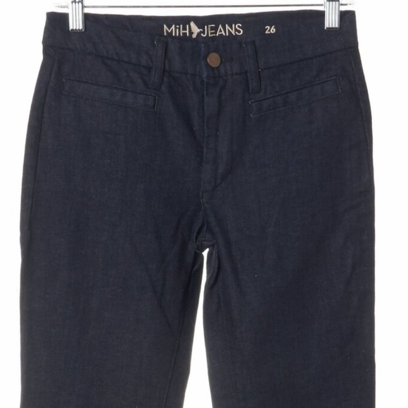 M.I.H. JEANS Blue Mid Rise Flare Jeans - Picture 2 of 5